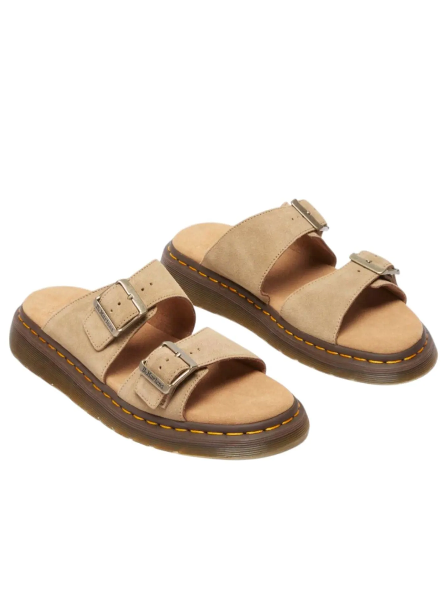 Шлепанцы Dr. Martens Josef Suede, замшевые — изображение 3 из 5, коричневый