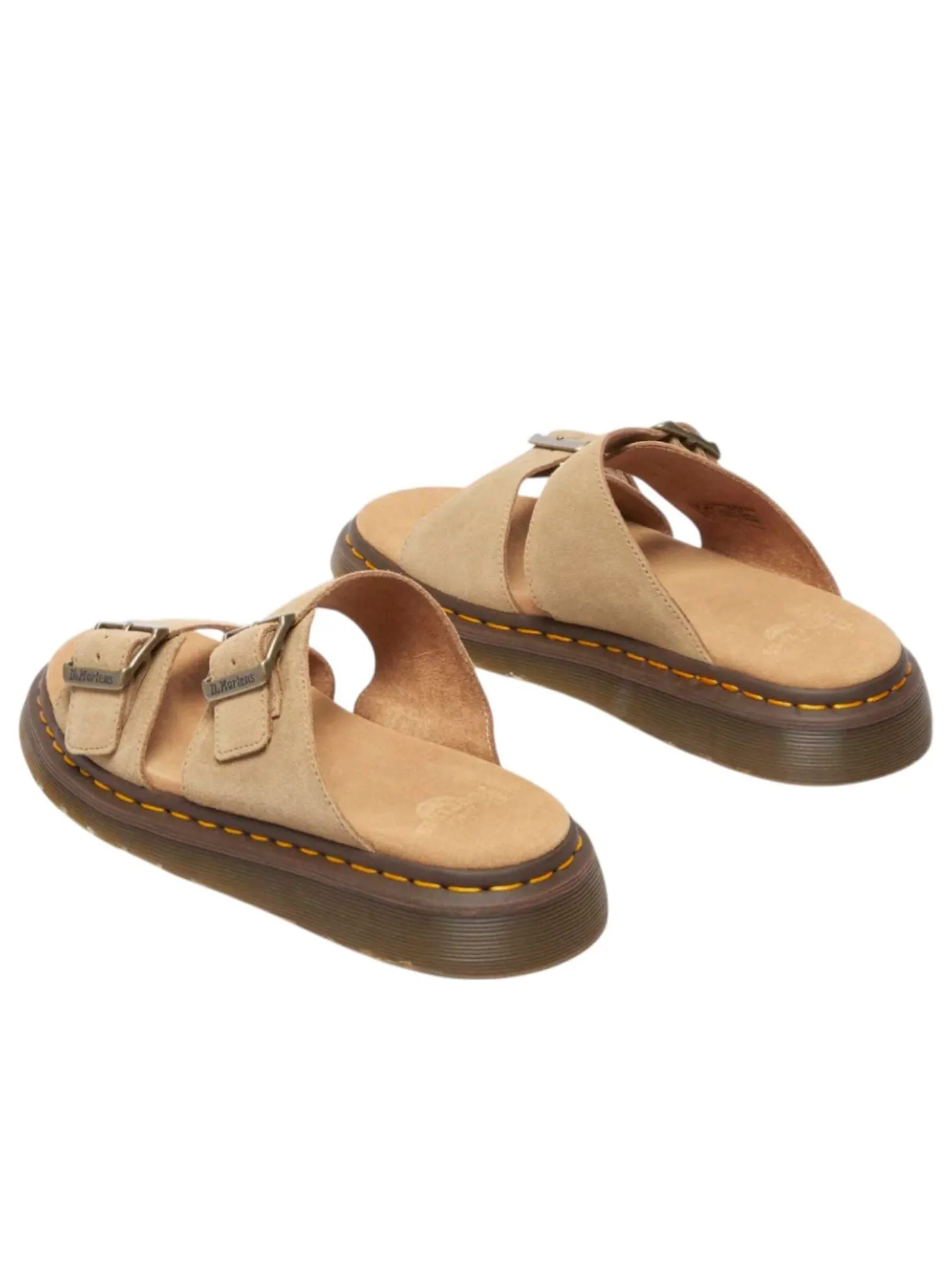 Шлепанцы Dr. Martens Josef Suede, замшевые — изображение 4 из 5, коричневый