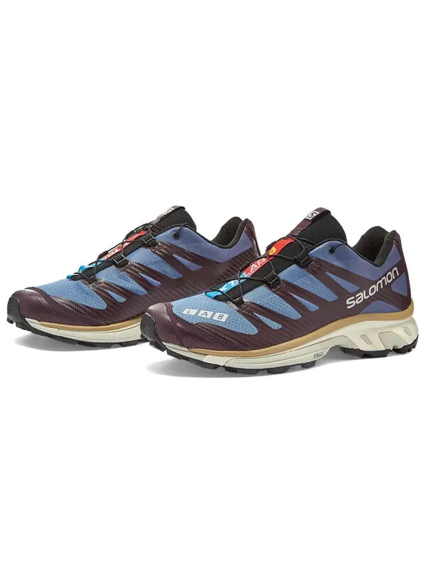 Кроссовки xt-4 advanced 'blue purple' 412630 Salomon — изображение 2 из 4, синий фиолетовый