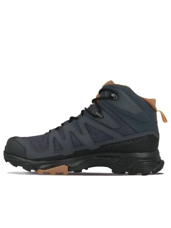 Кроссовки x ultra 4 mid gtx w 'black brown' 412956 Salomon — изображение 1 из 4, темный синий/черный