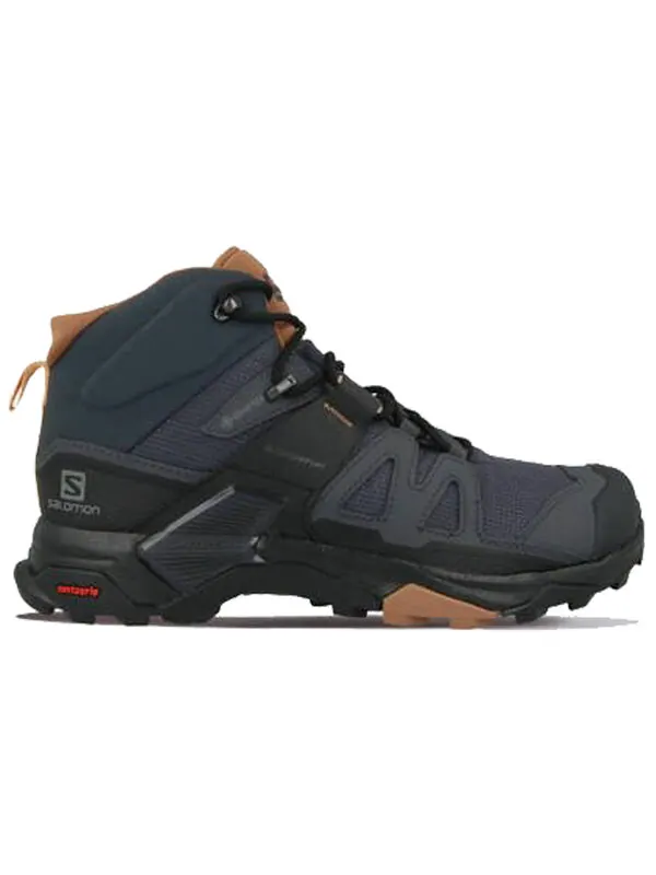 Кроссовки x ultra 4 mid gtx w 'black brown' 412956 Salomon — изображение 2 из 4, темный синий/черный
