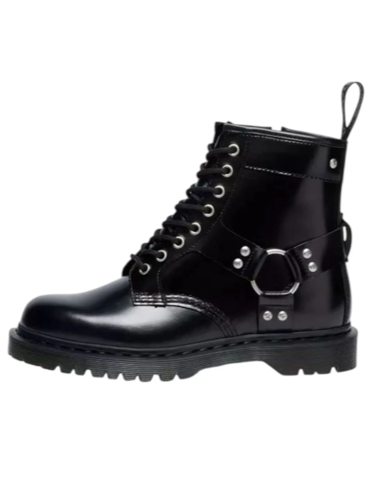Ботинки Dr. Martens 1460 Harness Lace Up Boots, кожаные — изображение 1 из 6, черный