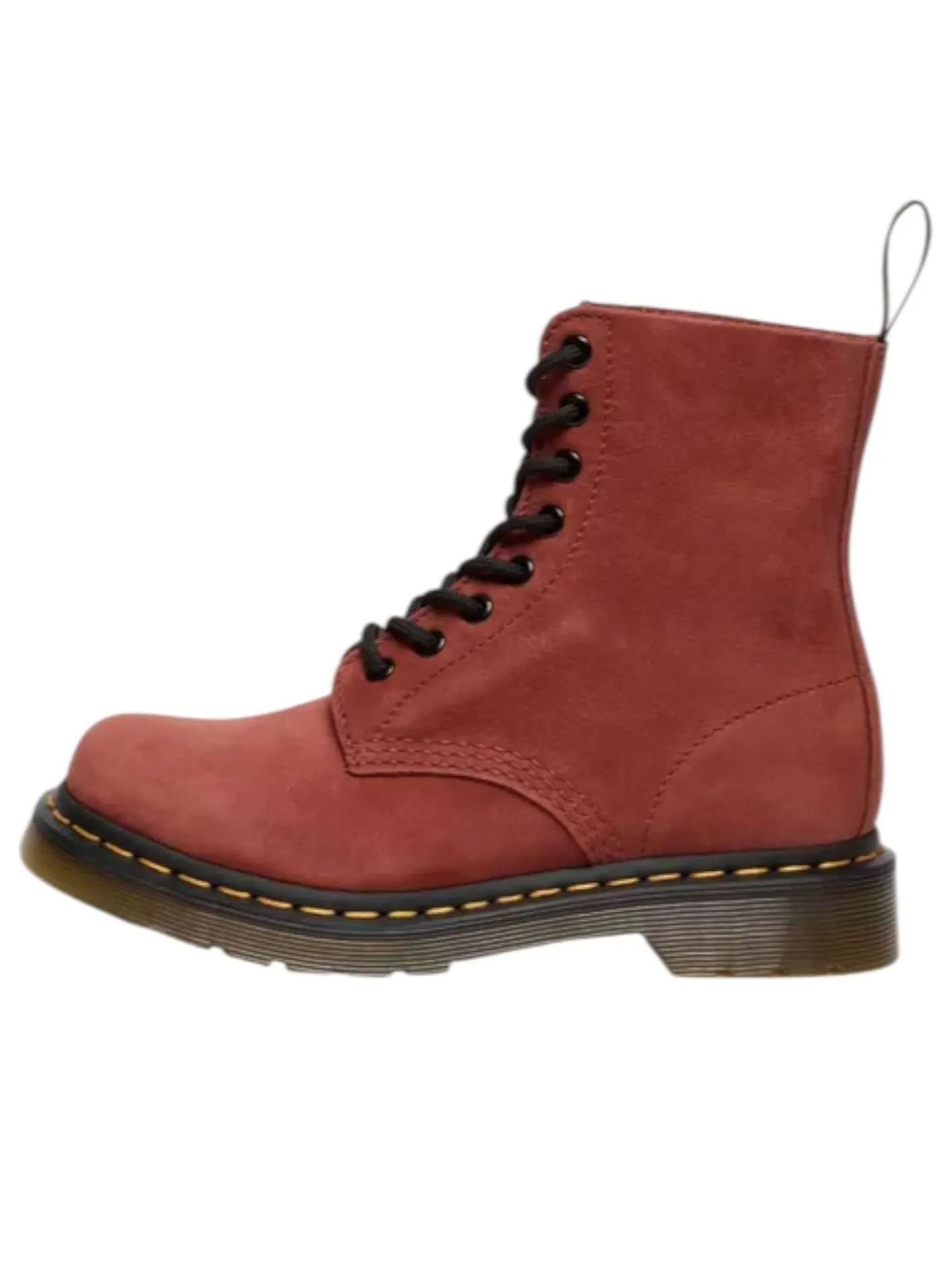 Ботинки Dr. Martens 1460 Pascal, замша — изображение 1 из 5, бордовый