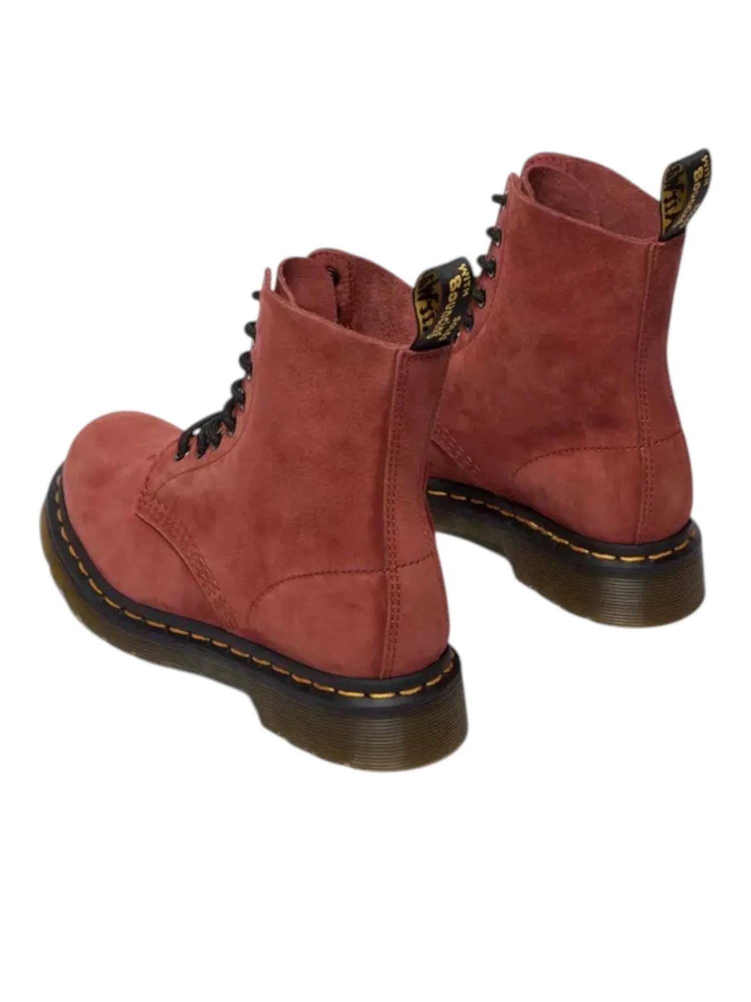 Ботинки Dr. Martens 1460 Pascal, замша — изображение 3 из 5, бордовый