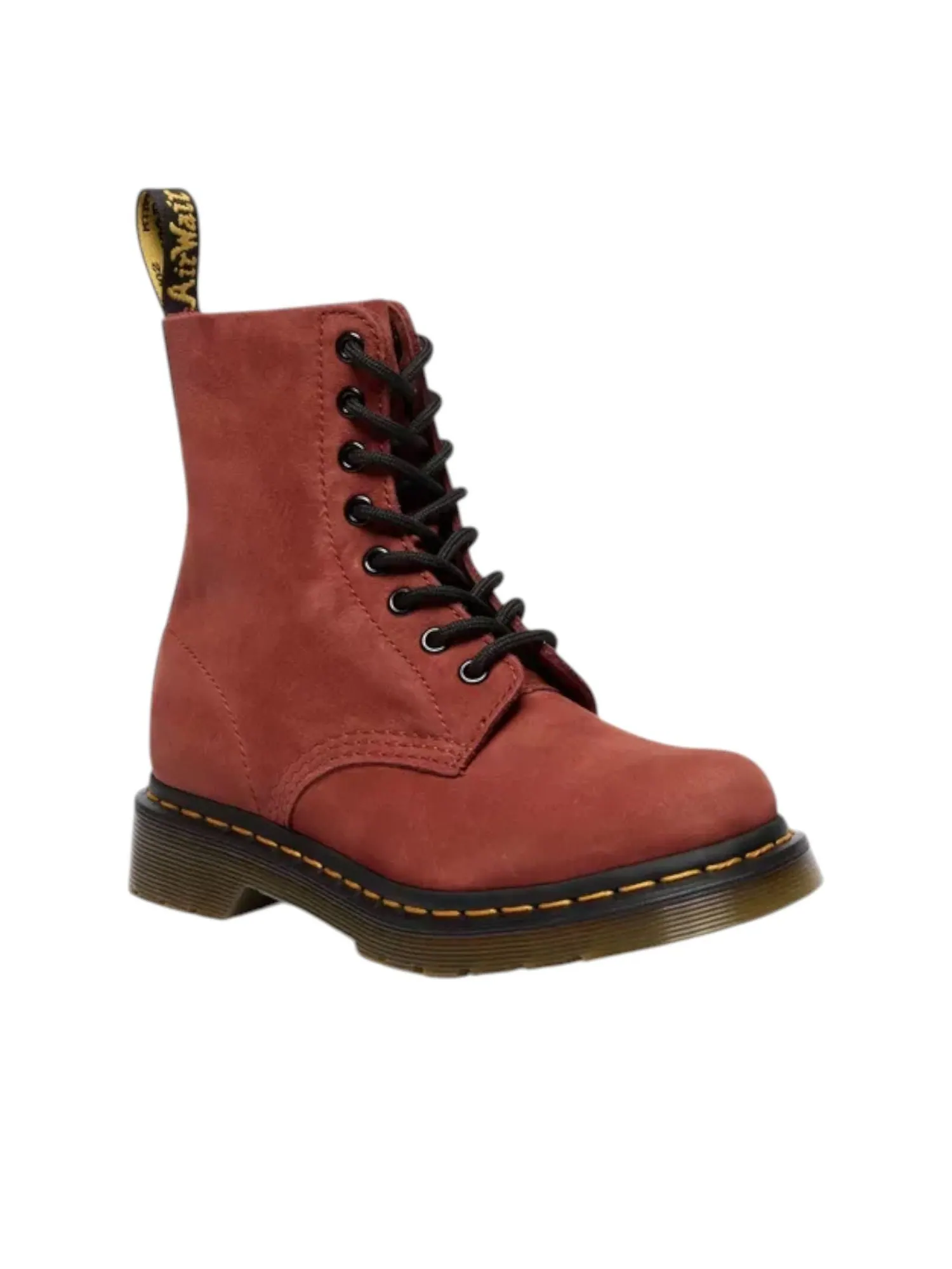 Ботинки Dr. Martens 1460 Pascal, замша — изображение 5 из 5, бордовый