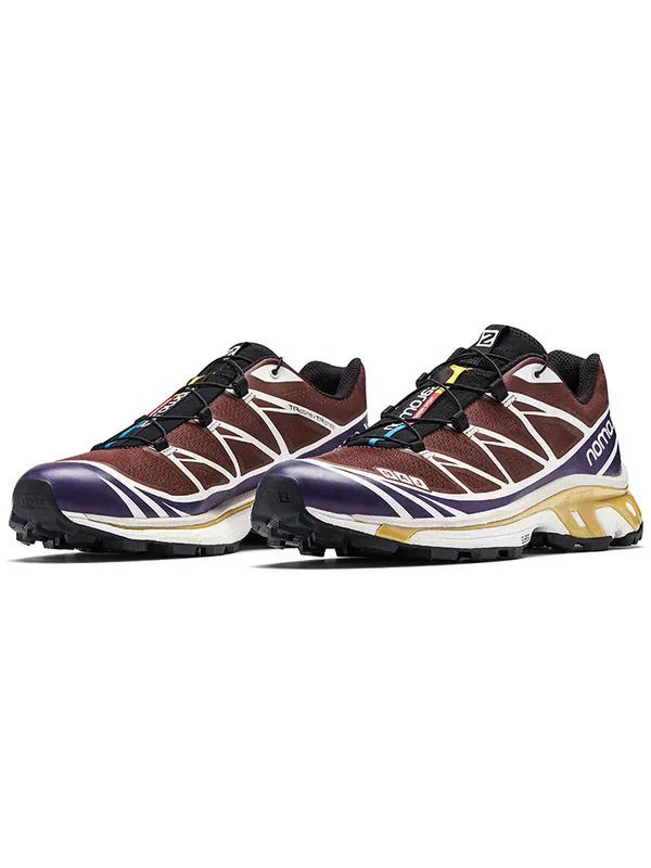 Кроссовки xt-6 'brown burgundy' 414547 Salomon — изображение 3 из 4, коричневый