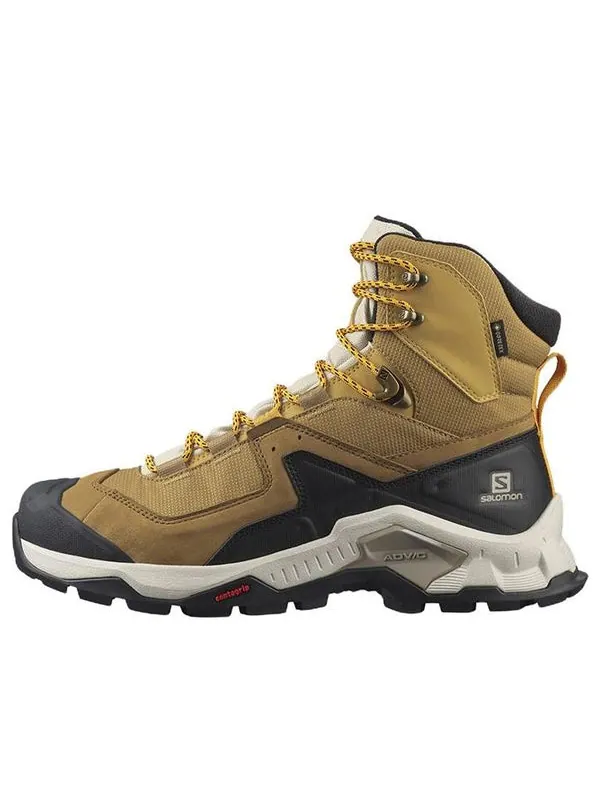 Кроссовки quest element gore-tex 'brown black' 414573 Salomon — изображение 1 из 4, черный/желтый