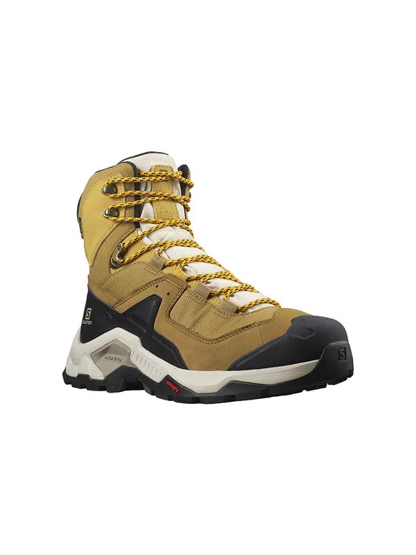 Кроссовки quest element gore-tex 'brown black' 414573 Salomon — изображение 2 из 4, черный/желтый
