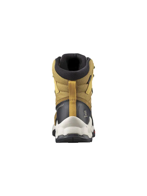 Кроссовки quest element gore-tex 'brown black' 414573 Salomon — изображение 3 из 4, черный/желтый