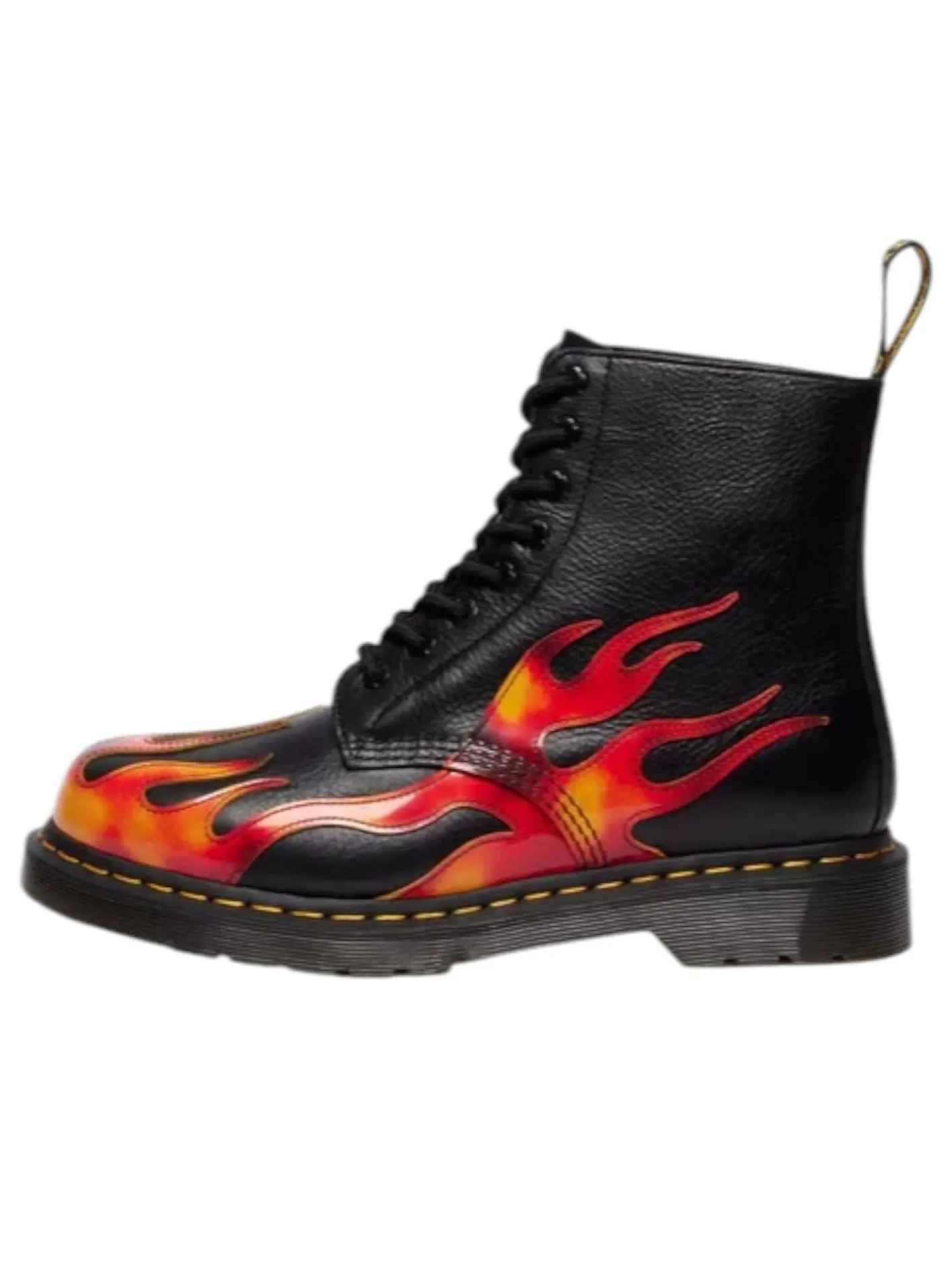 Ботинки Dr. Martens 1460 Pascal Arcadia Boots Flame, кожаные — изображение 1 из 7, черный