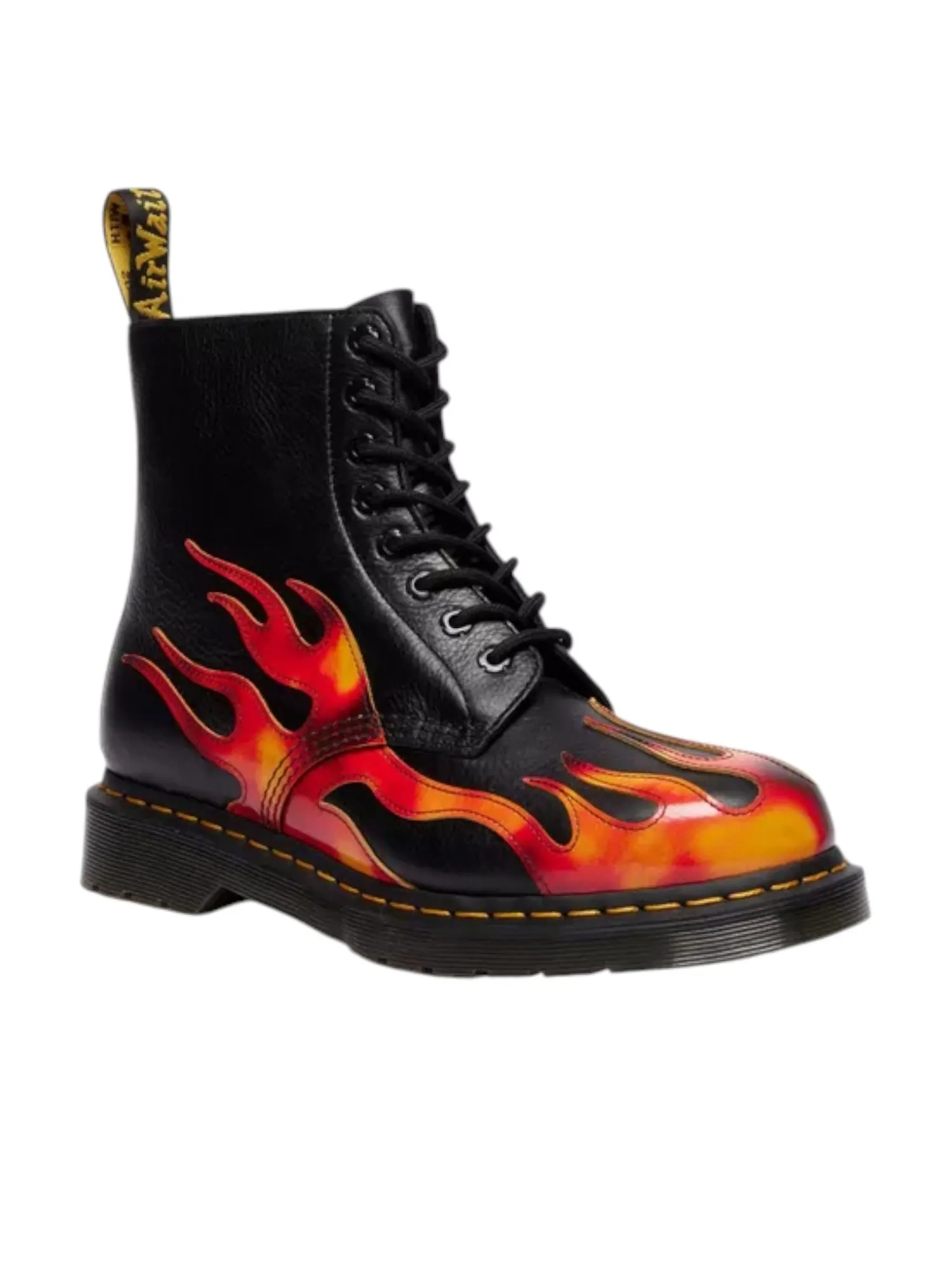Ботинки Dr. Martens 1460 Pascal Arcadia Boots Flame, кожаные — изображение 6 из 7, черный