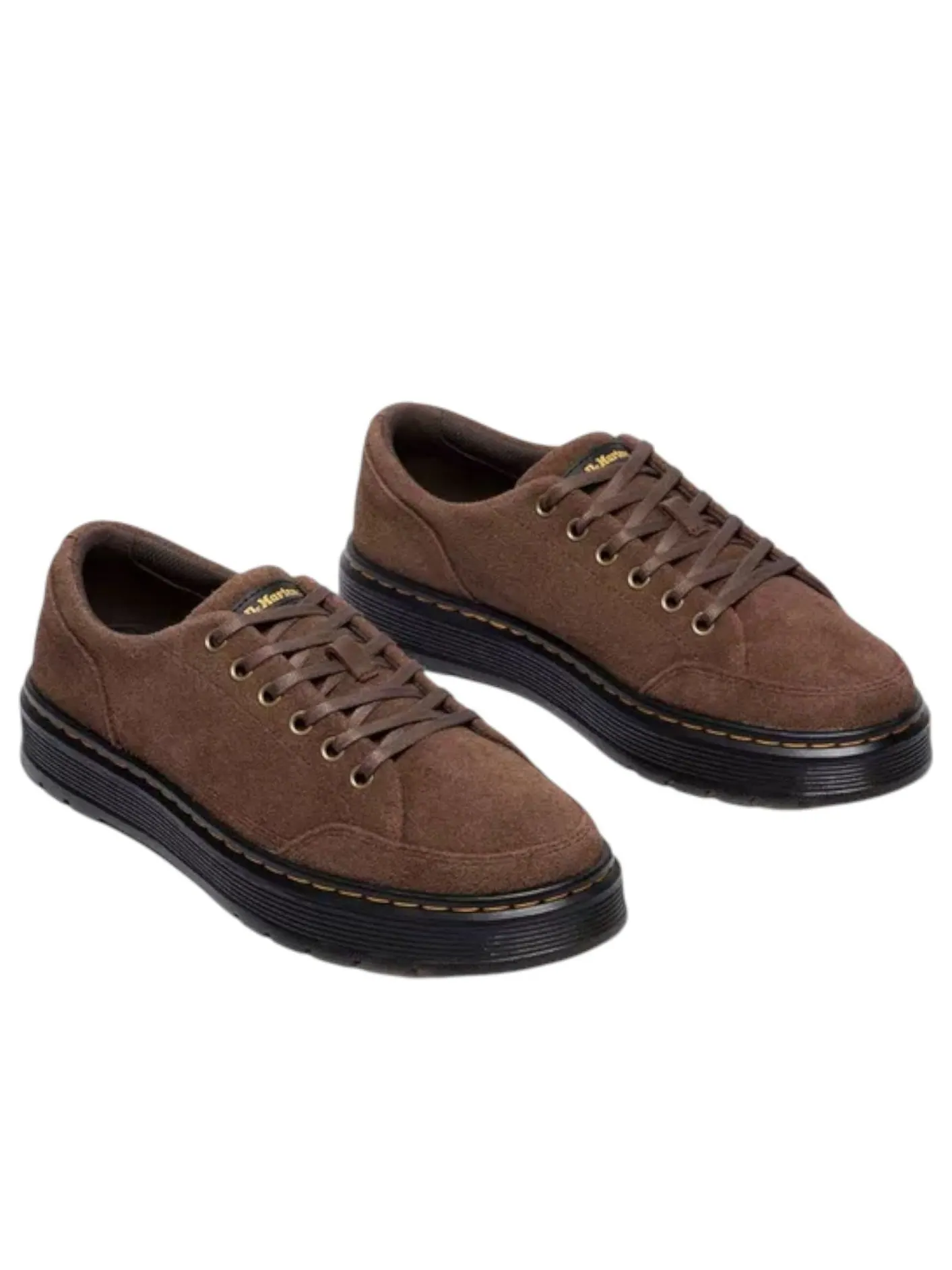 Ботинки Dr. Martens Brookline 6-EYE 'Bronx', замшевые — изображение 2 из 6, коричневый