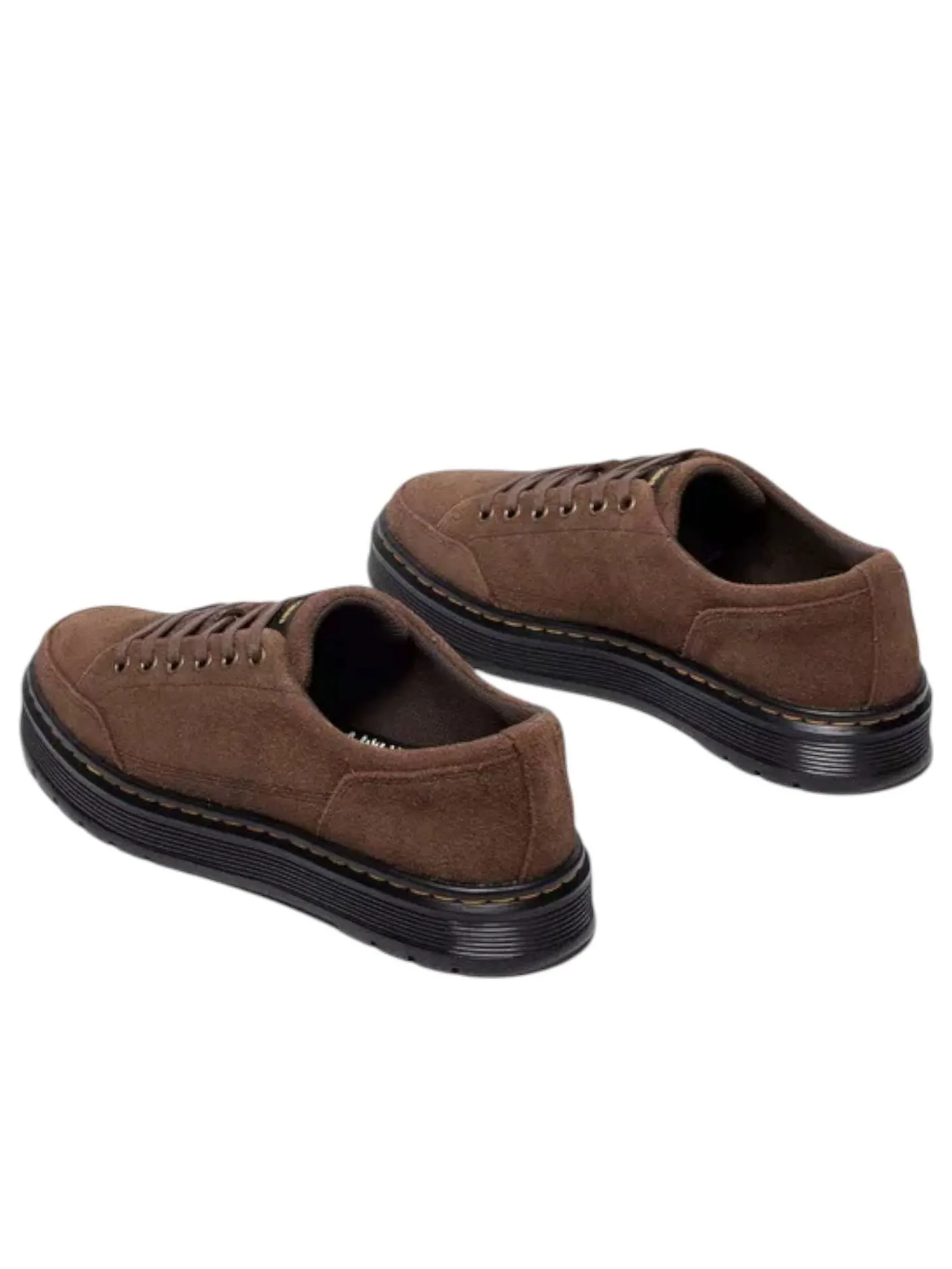 Ботинки Dr. Martens Brookline 6-EYE 'Bronx', замшевые — изображение 3 из 6, коричневый