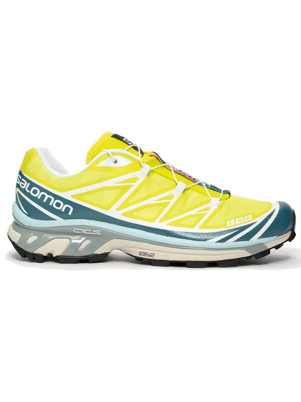 Кроссовки xt-6 advanced 'primrose blue monument' Salomon — изображение 2 из 4, желтый