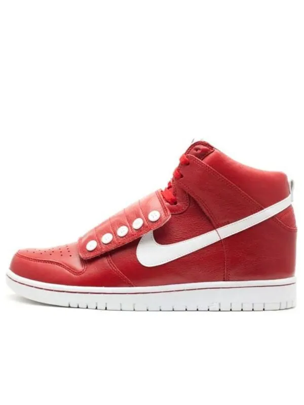 Кроссовки данк с высоким ремешком Nike — изображение 1 из 3, красный/белый/черный