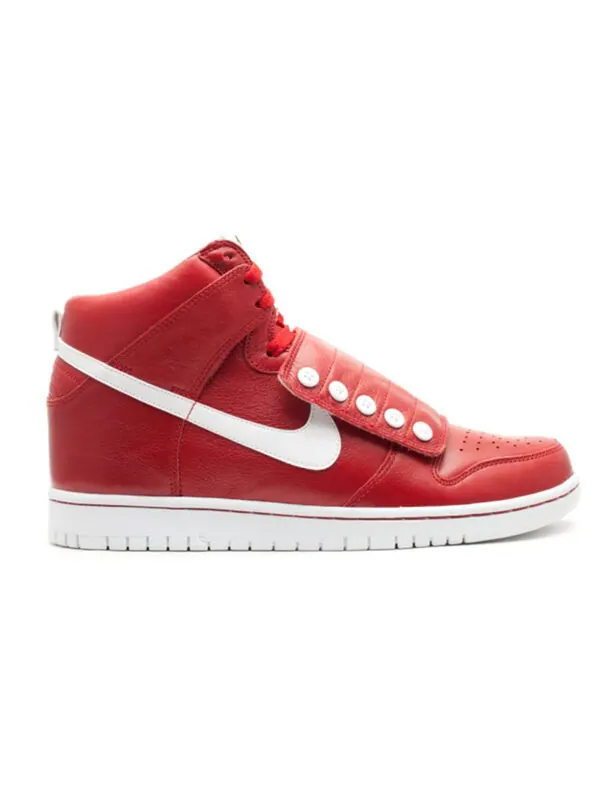 Кроссовки данк с высоким ремешком Nike — изображение 2 из 3, красный/белый/черный