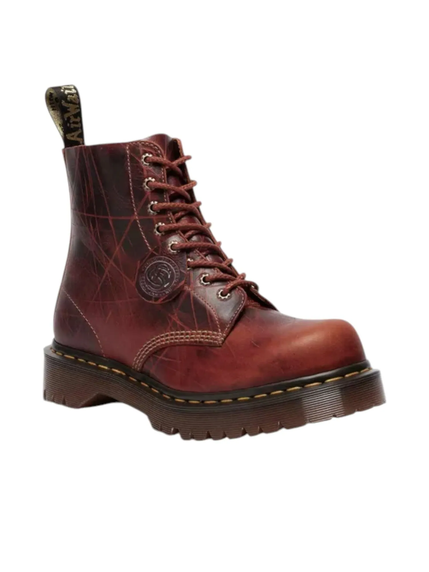 Ботинки Dr. Martens 1460 Pascal Bump Toe — изображение 5 из 5, коричневый