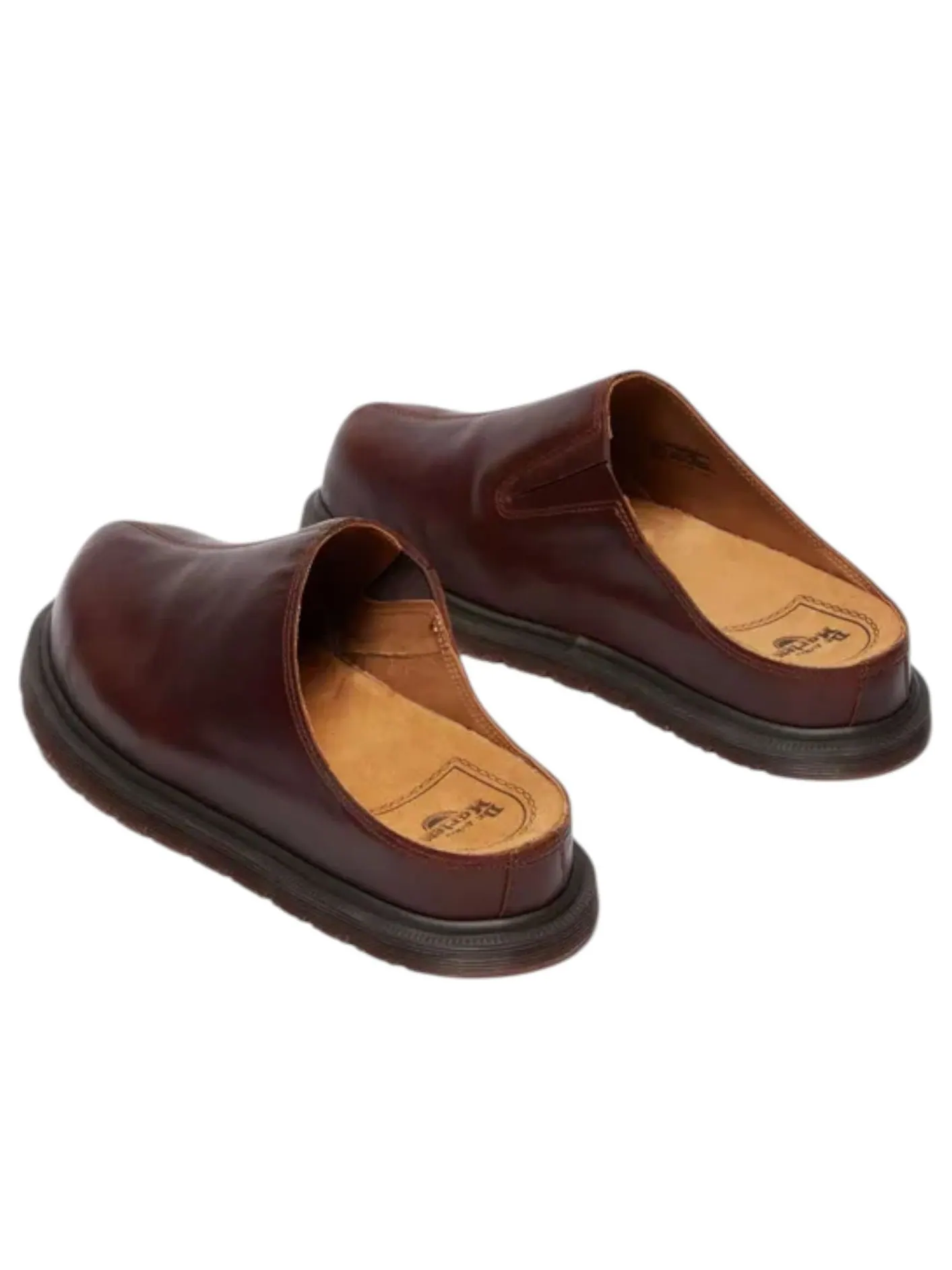 Ботинки Dr. Martens San Mule butterscotch, кожаные — изображение 3 из 6, коричневый