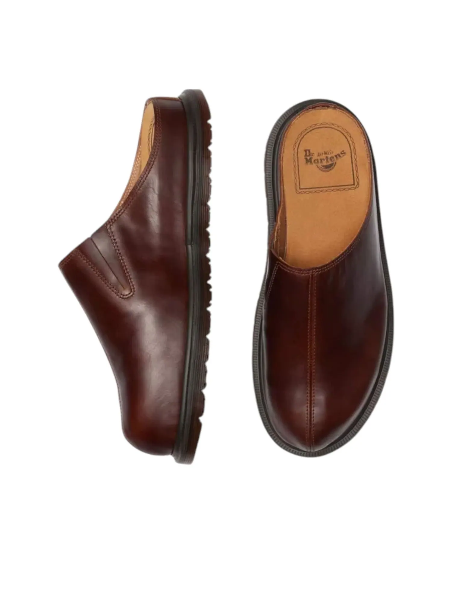 Ботинки Dr. Martens San Mule butterscotch, кожаные — изображение 5 из 6, коричневый