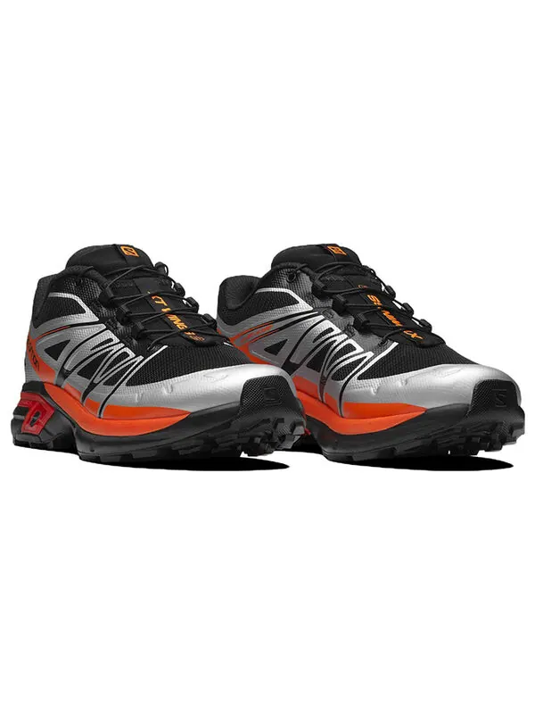 Кроссовки Salomon XT-Wings 2 'Black Silver Red' — изображение 2 из 4, черный