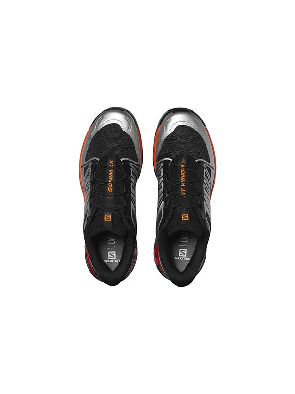 Кроссовки Salomon XT-Wings 2 'Black Silver Red' — изображение 3 из 4, черный