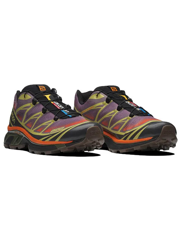 Кроссовки xt-6 skyline 'grey orange purple' 416299 Salomon — изображение 2 из 4, серый