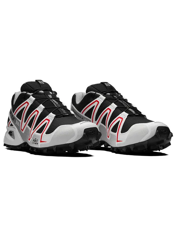 Кроссовки speedcross 3 gradient 'black and silver' Salomon — изображение 2 из 4, черный серебристый