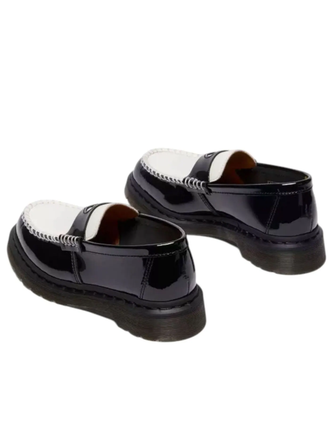 Лоферы женские Dr. Martens Penton Heart Two-Tone Arcadia — изображение 4 из 6, черный/белый