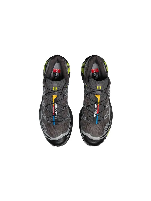Кроссовки xt-6 'brown neon green' 416870 Salomon — изображение 4 из 4, черный