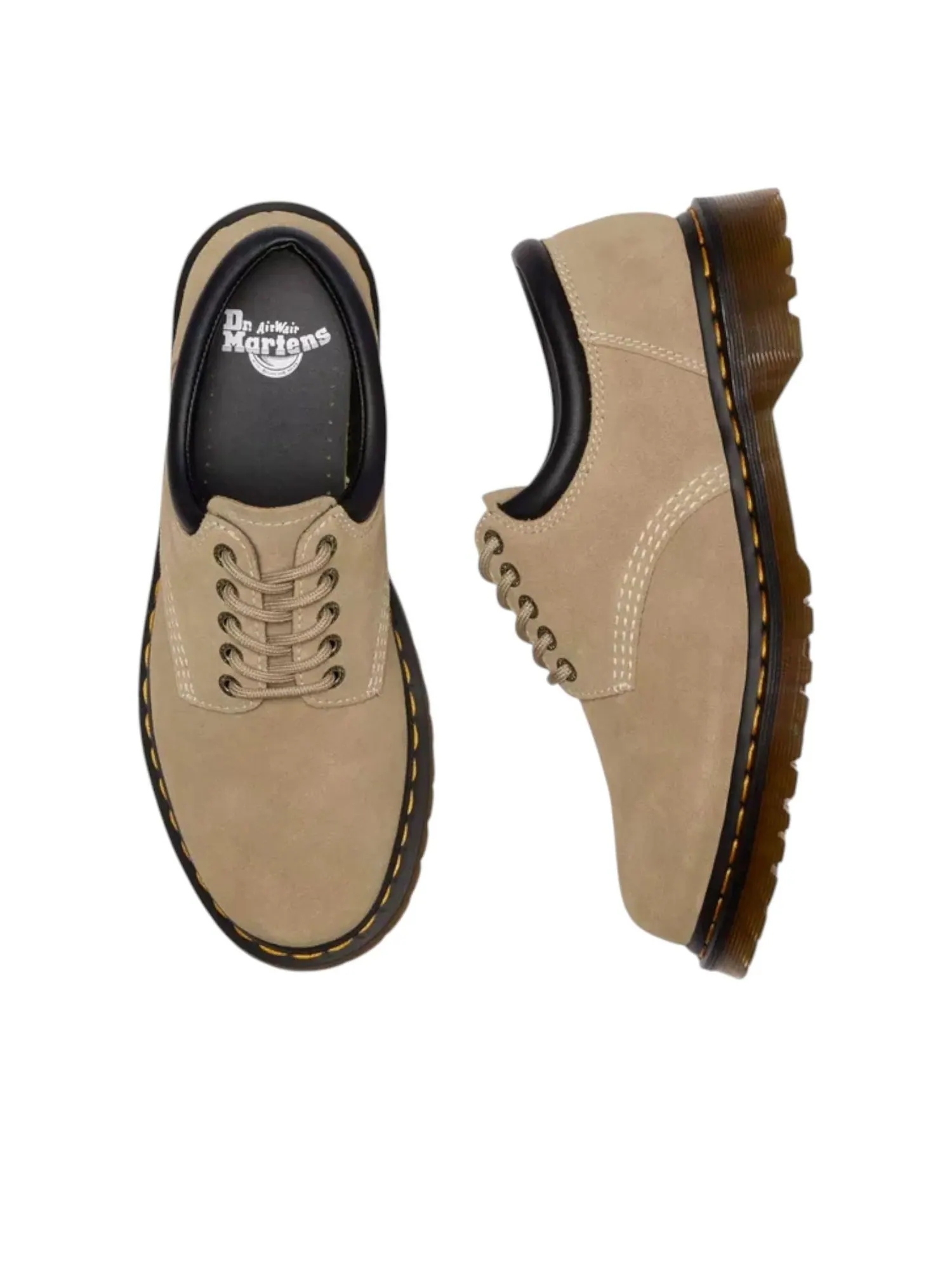 Ботинки Dr. Martens 8053 Waxy Savannah Tan, замшевые — изображение 4 из 6, бежевый