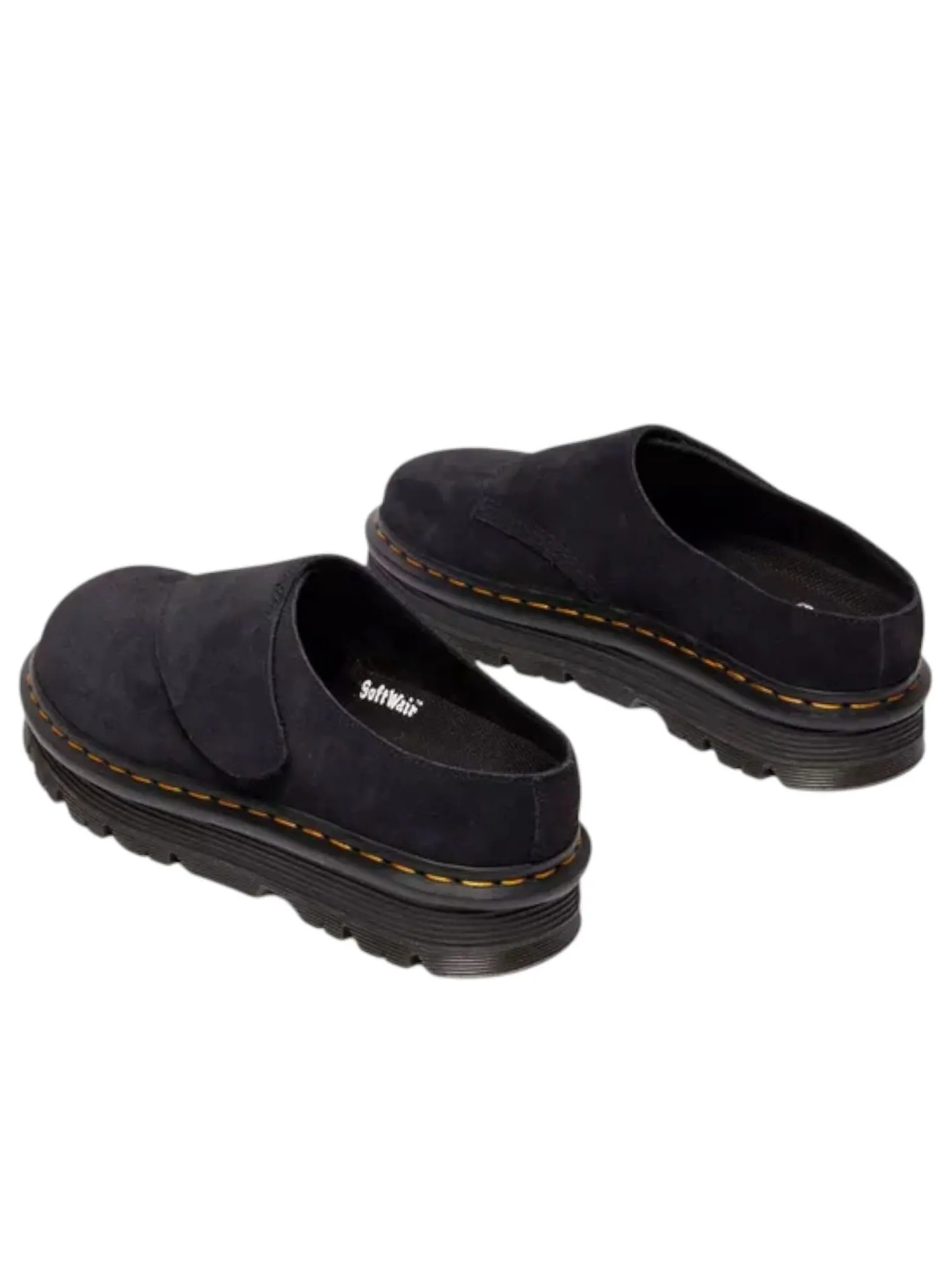 Мюли Dr. Martens Zebzag AnyWair Mules, замша — изображение 3 из 5, черный
