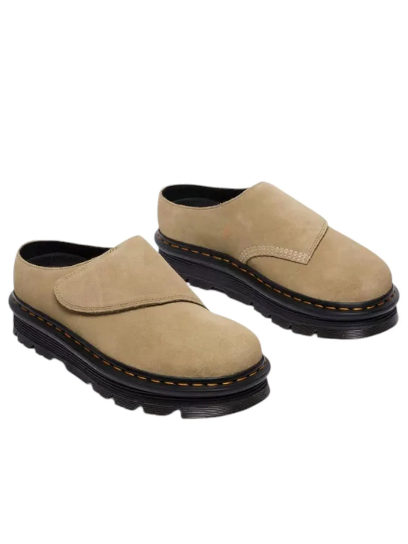 Мюли Dr. Martens Zebzag AnyWair Mules Savannah Tan, замша — изображение 1 из 5, бежевый