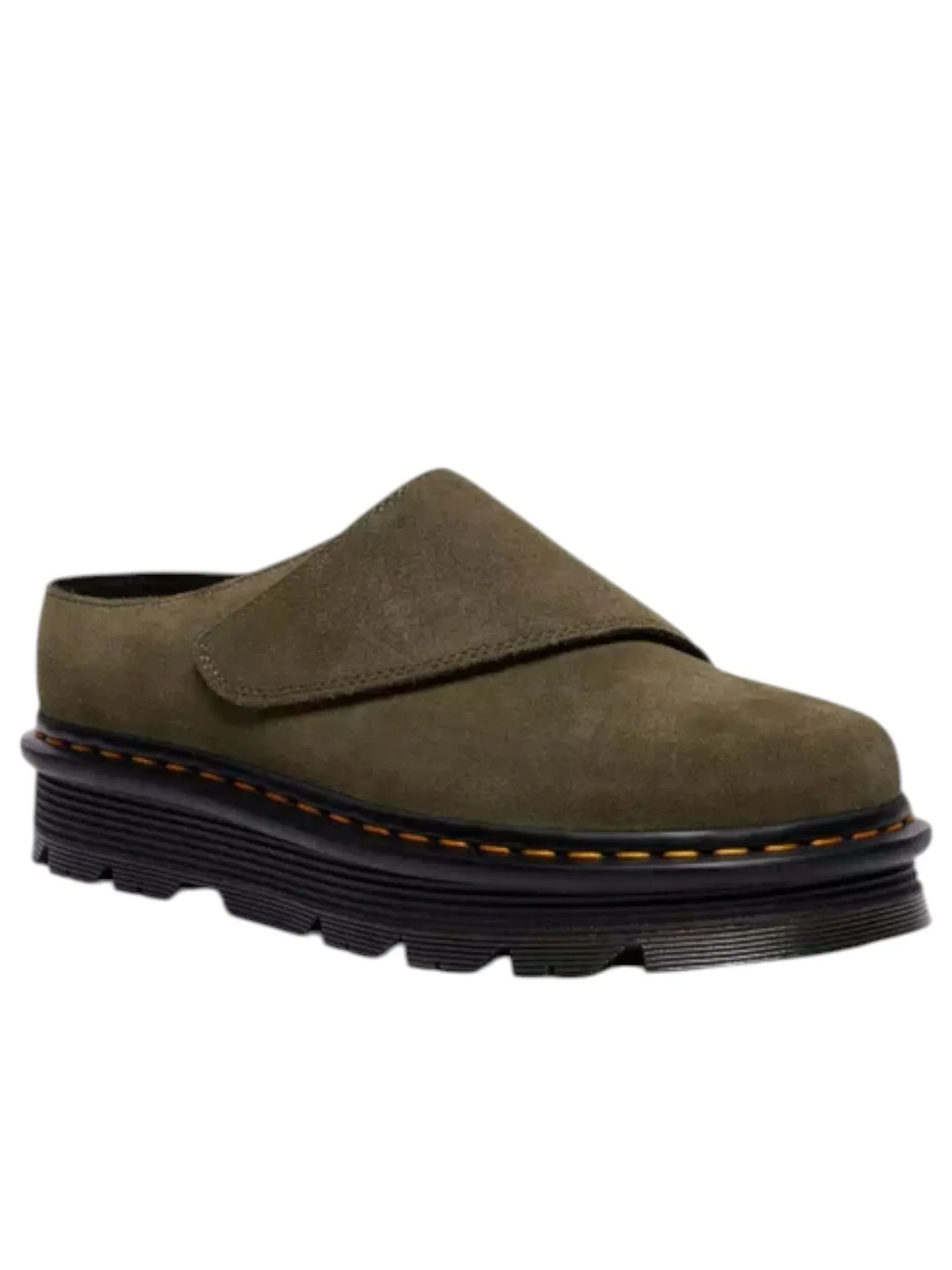 Замшевые мюли Dr. Martens Zebzag AnyWair Mules — изображение 5 из 5, оливковый