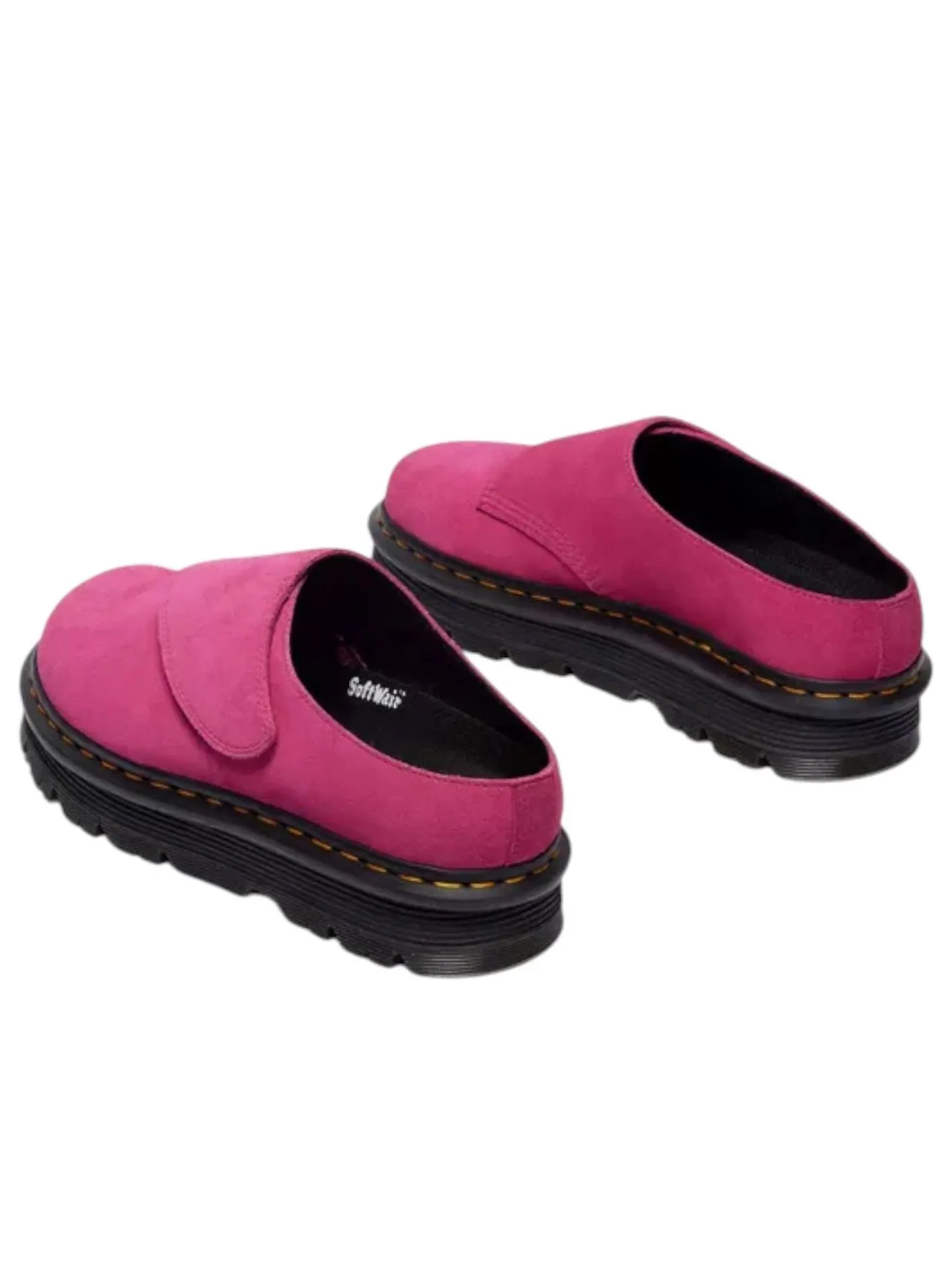 Мюли Dr. Martens Zebzag AnyWair, замша — изображение 3 из 5, розовый