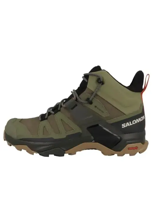 Кроссовки x ultra mid 4 gore-tex 417398 Salomon — изображение 1 из 4, оливковый зеленый