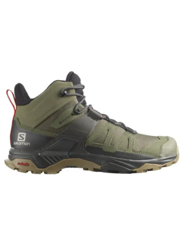 Кроссовки x ultra mid 4 gore-tex 417398 Salomon — изображение 3 из 4, оливковый зеленый