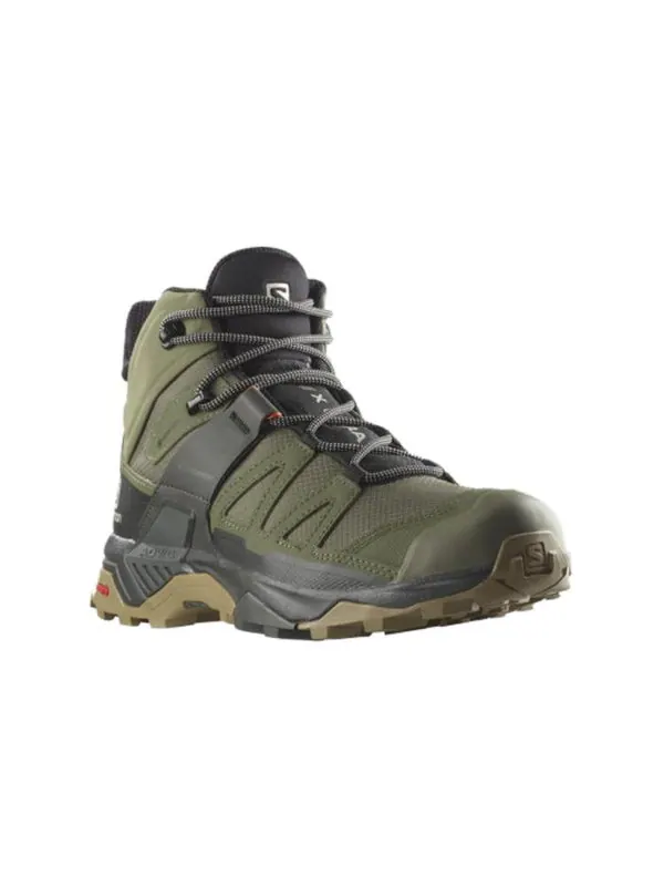 Кроссовки x ultra mid 4 gore-tex 417398 Salomon — изображение 4 из 4, оливковый зеленый