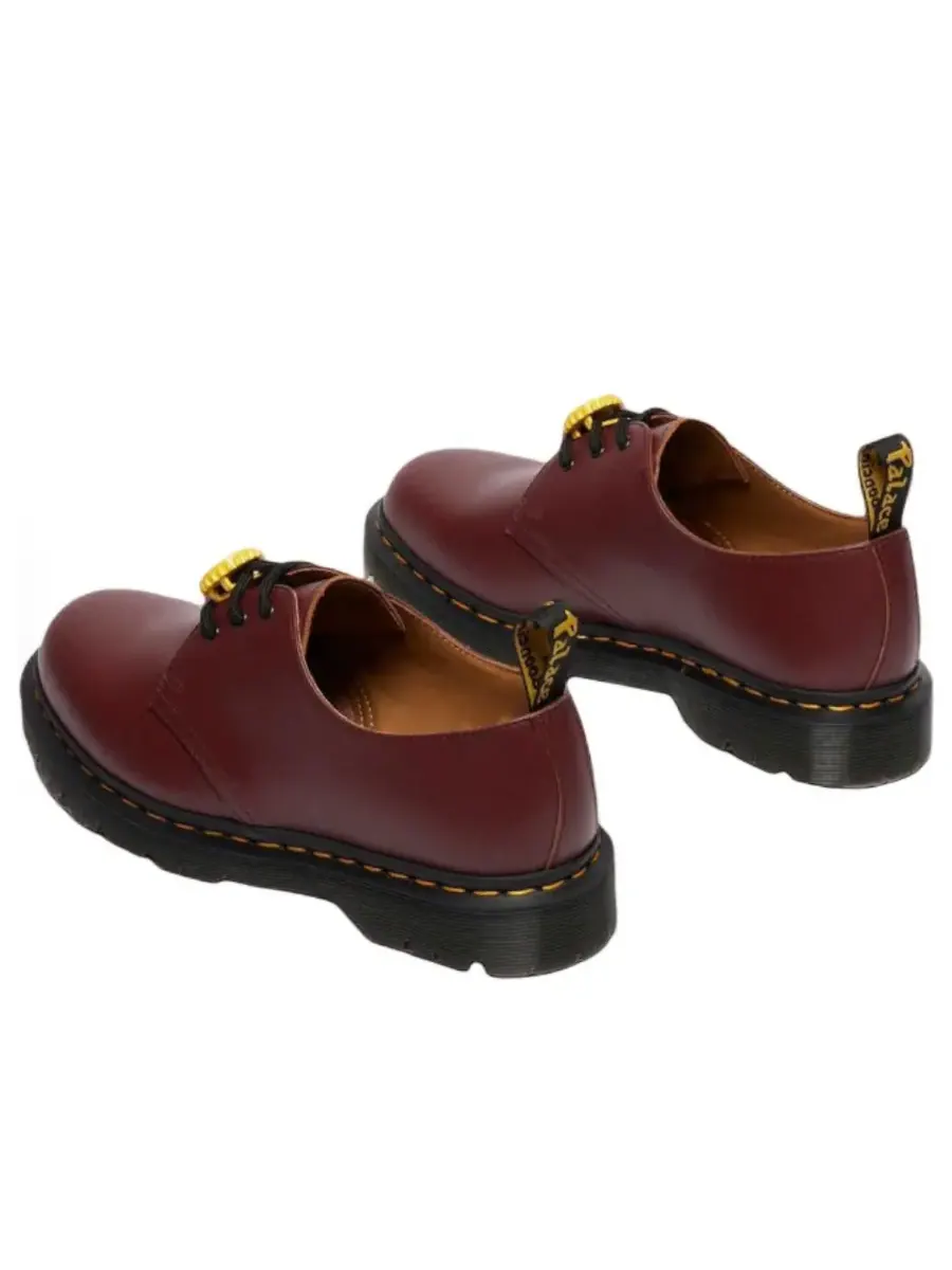 Кроссовки Dr. Martens x Palace 1461 'Cherry Red' — изображение 3 из 5, бордовый