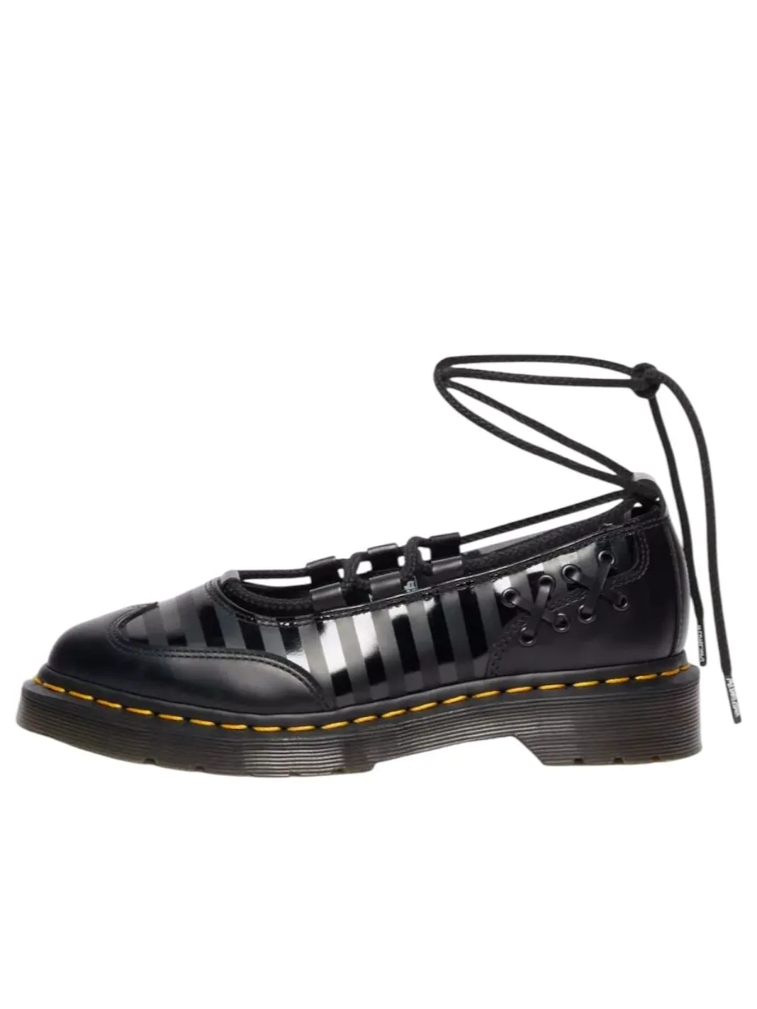 Балетки Dr. Martens x Wednesday Elphie II Ballet, кожаные — изображение 1 из 5, черный