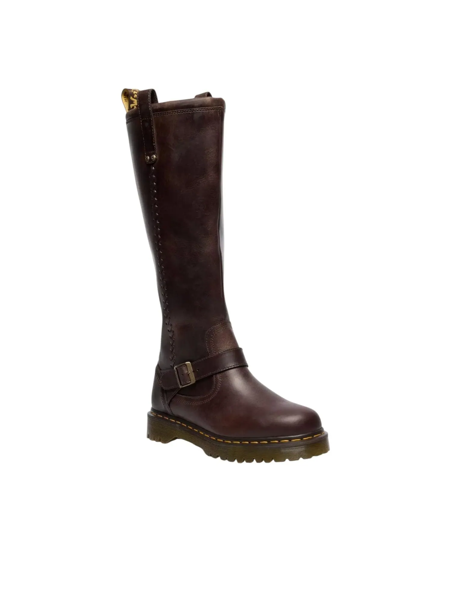 Ботинки Dr. Martens Anistone Knee High Biker Boots — изображение 5 из 5, коричневый