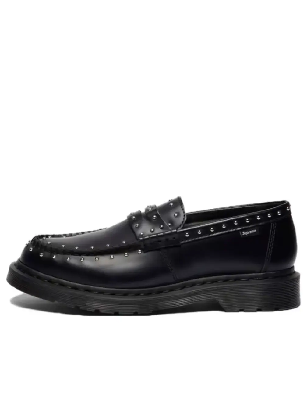 Кроссовки Dr. Martens x Supreme Пентон Лоферы с шипами 'Черный' — изображение 1 из 5