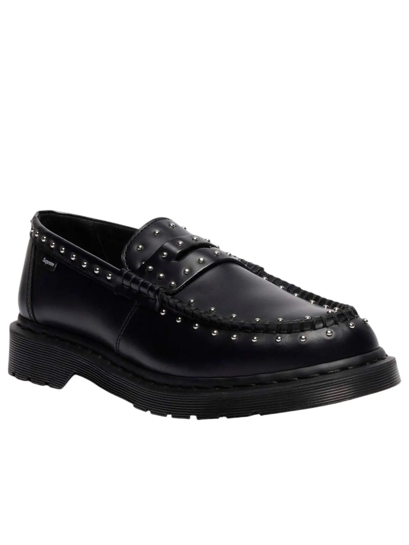 Кроссовки Dr. Martens x Supreme Пентон Лоферы с шипами 'Черный' — изображение 2 из 5
