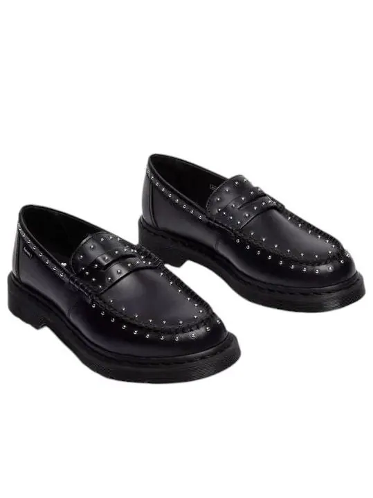 Кроссовки Dr. Martens x Supreme Пентон Лоферы с шипами 'Черный' — изображение 3 из 5
