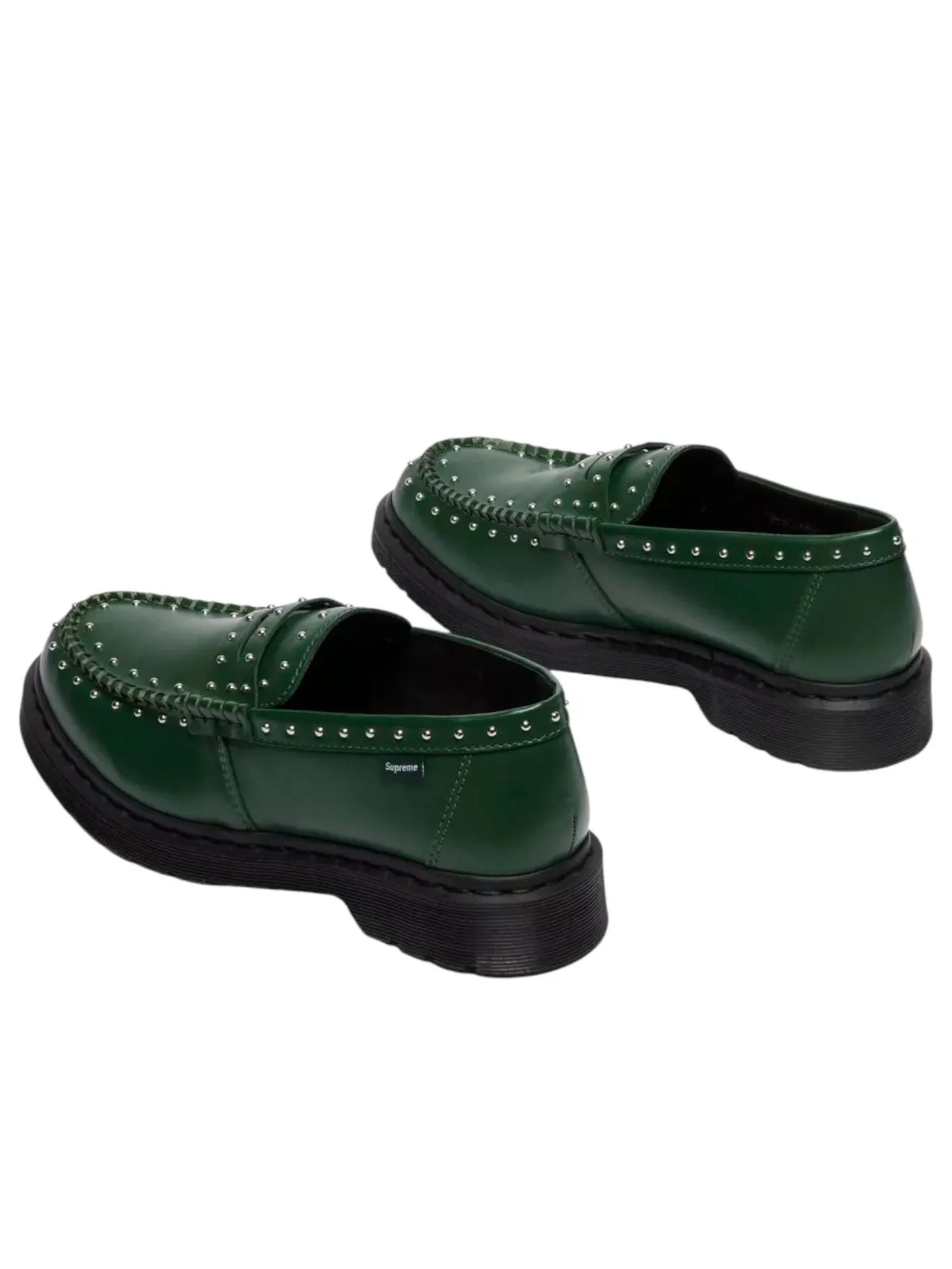 Лоферы Dr. Martens x Supreme Studded Penton — изображение 3 из 6, зеленый