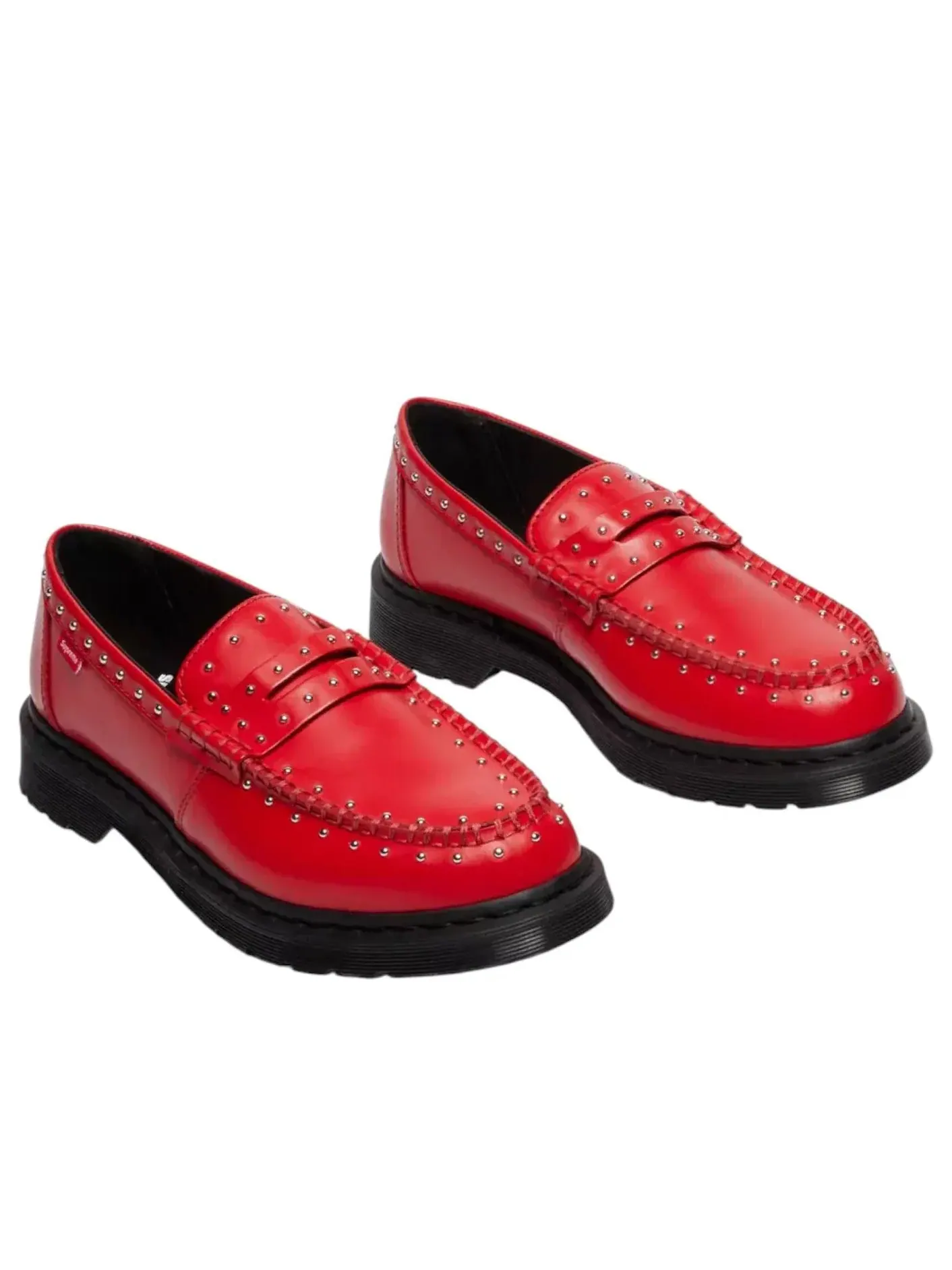 Лоферы Dr. Martens x Supreme Studded Penton — изображение 2 из 5, красный