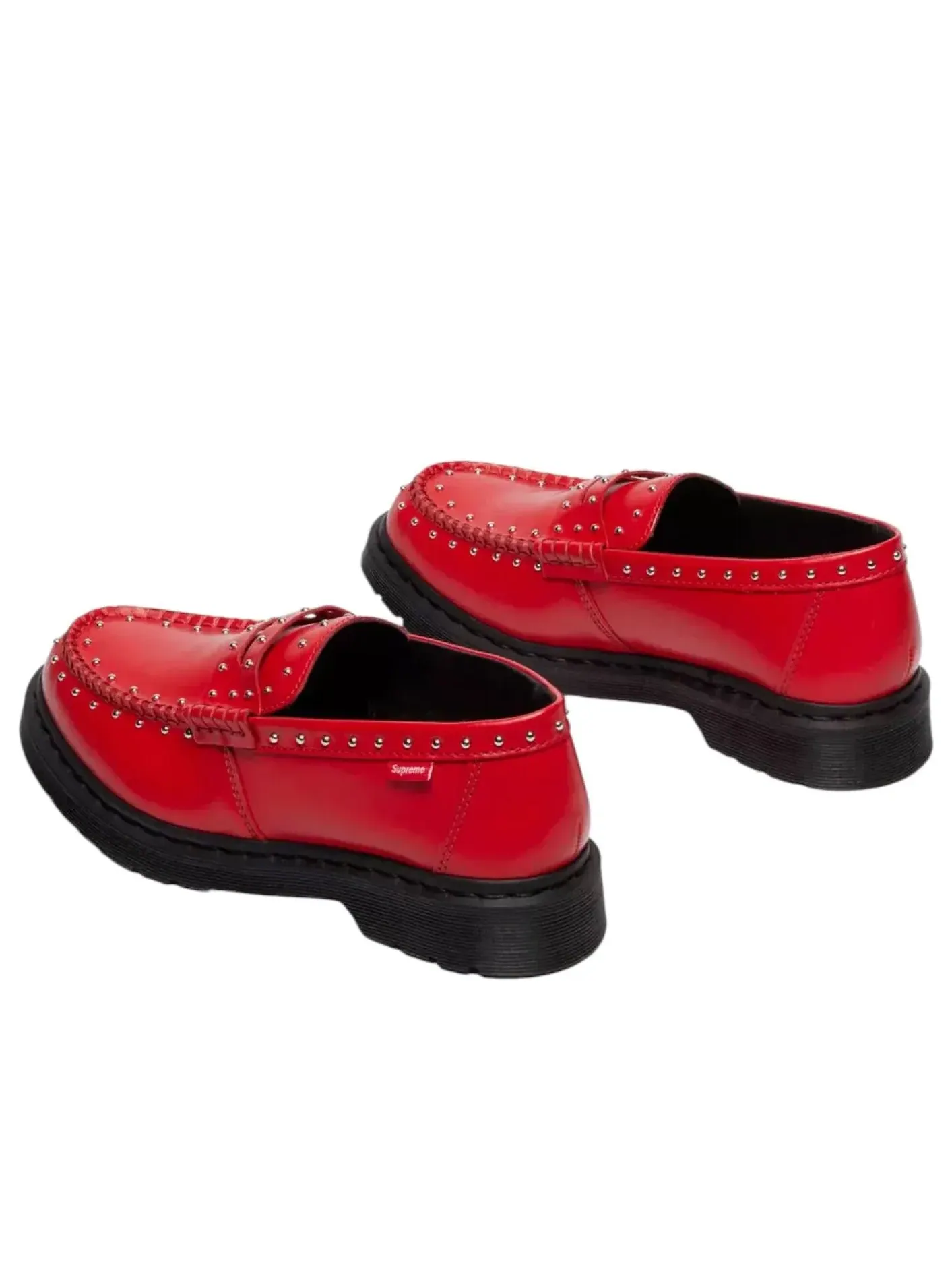 Лоферы Dr. Martens x Supreme Studded Penton — изображение 3 из 5, красный