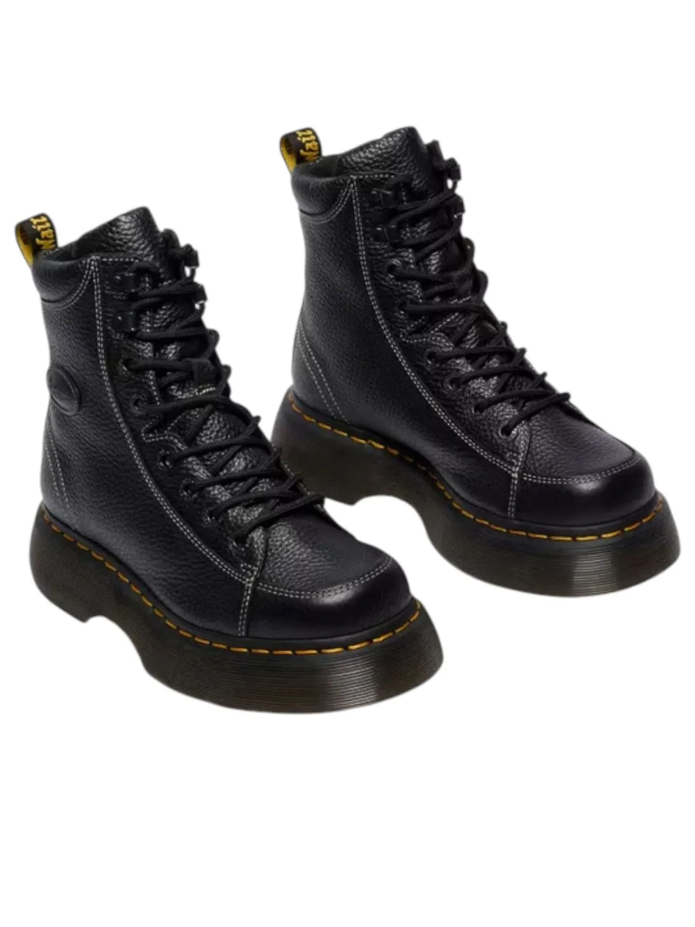 Ботинки женские Dr. Martens BUZZ 8-EYE Milled Nappa — изображение 2 из 6, черный
