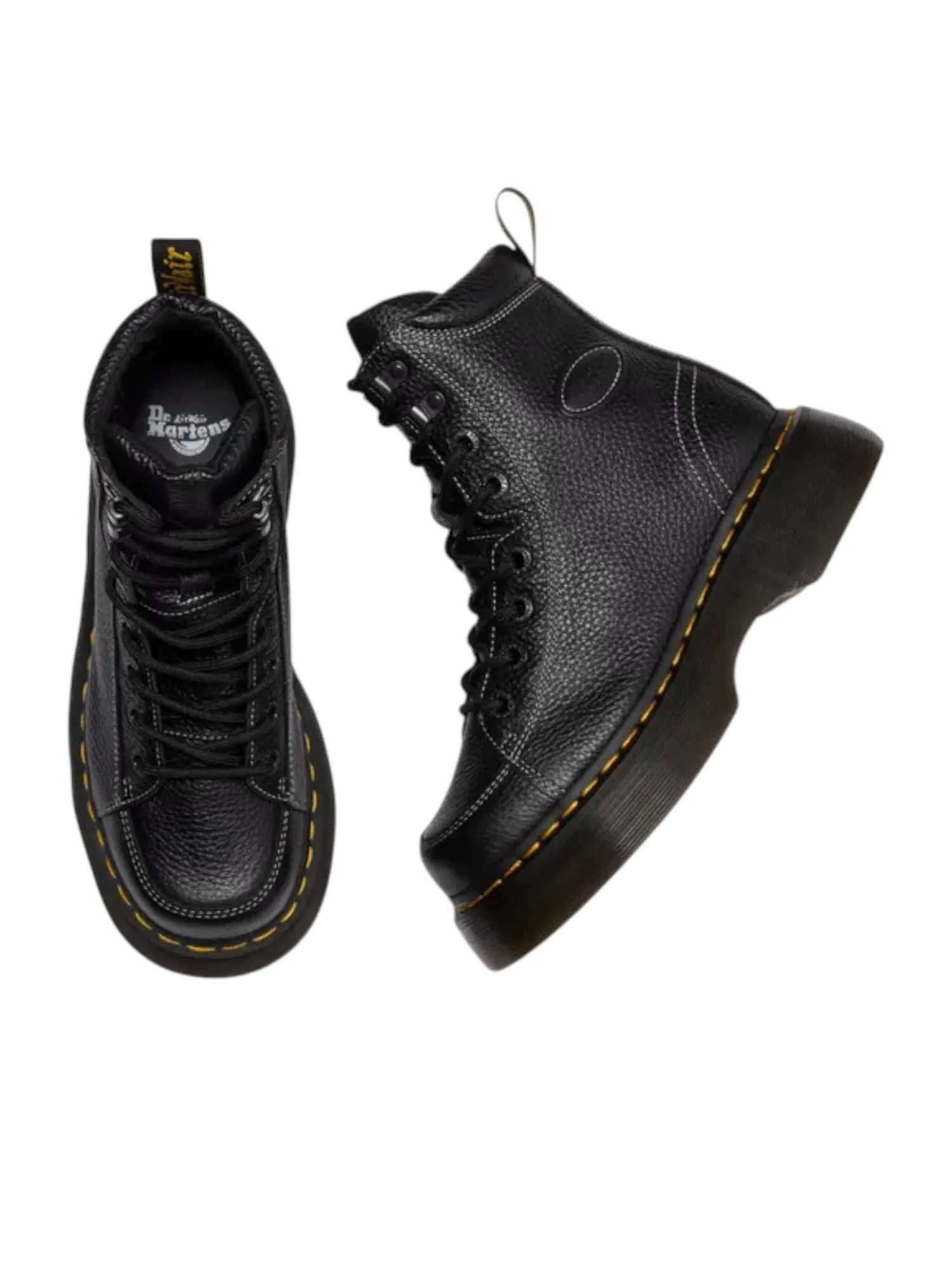 Ботинки женские Dr. Martens BUZZ 8-EYE Milled Nappa — изображение 4 из 6, черный