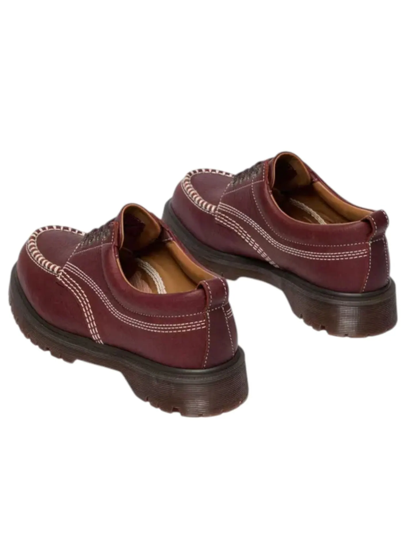 Кроссовки Dr. Martens Lowell Lace Up Moc Toe Russet Red — изображение 3 из 6, красный