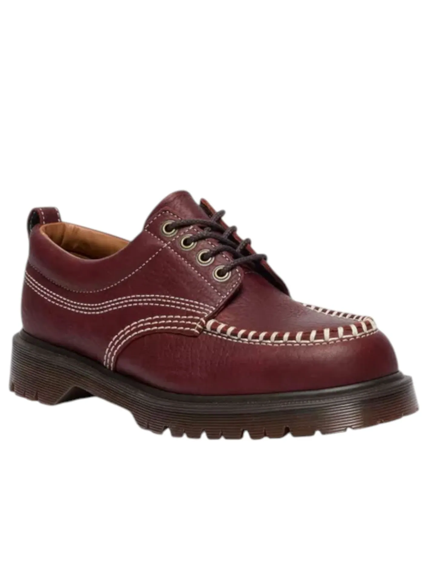 Кроссовки Dr. Martens Lowell Lace Up Moc Toe Russet Red — изображение 5 из 6, красный